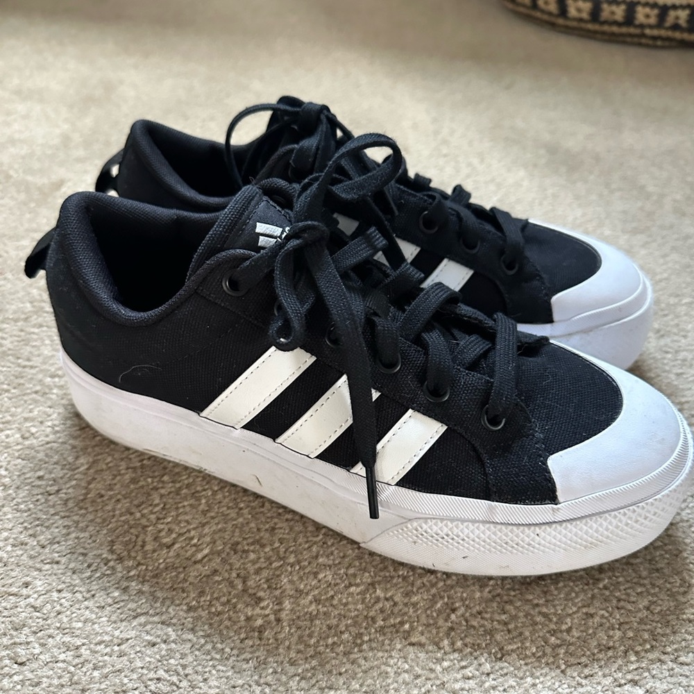 Adidas Black and White Classic Sneakers